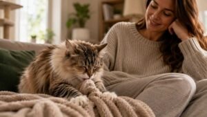 How To Stop Cats From Licking Blankets