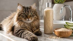 Oatmeal-Based Cat Shampoos